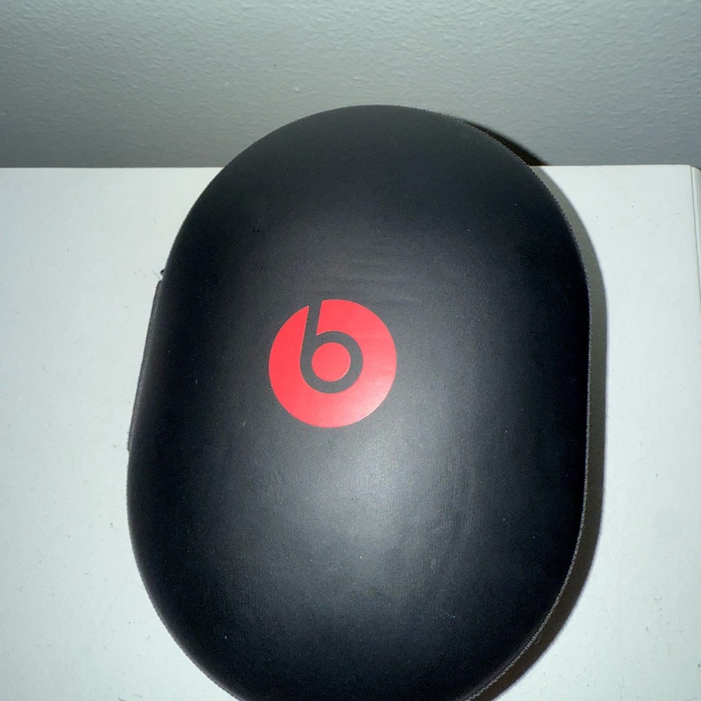 Beats Black and Red Headphone Case